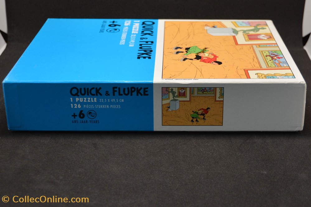 Moulinsart - 2002 - 126 piéces - Quick & Flupke 5 jeux jouet puzzle moulinsart 2002 126 pieces quick flupke