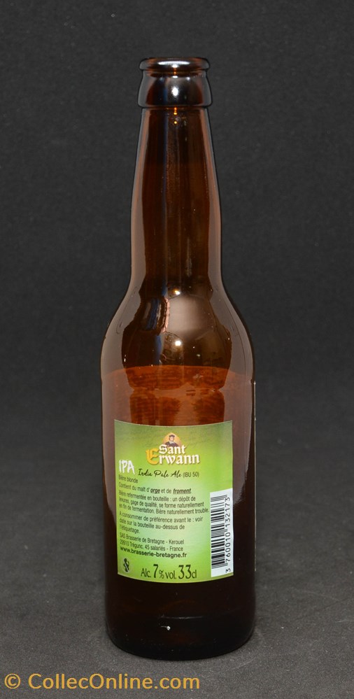 Sant Erwann - IPA - FR - 7% - 33cl art de la table argenterie bistrot alimentation bouteille sant erwann ipa fr 7 33cl