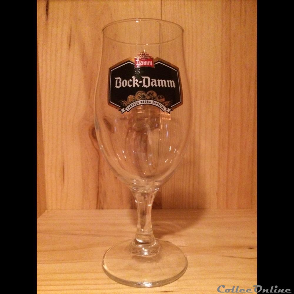 Bock-Damm bistrot alimentation verre biere bock damm