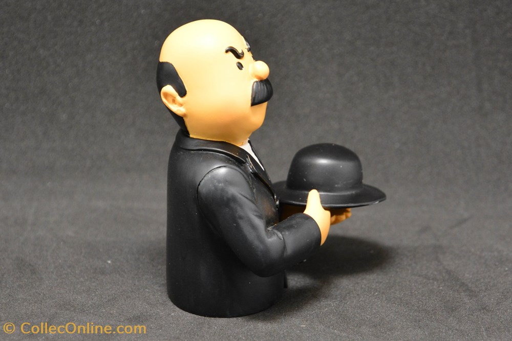 figurine buste dupond avec chapeau