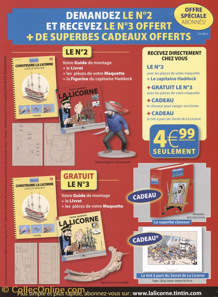 Hachette - La Licorne - 2011 - Offre d'abonnement vieux papier ticket d entree hachette la licorne 2011 offre abonnement