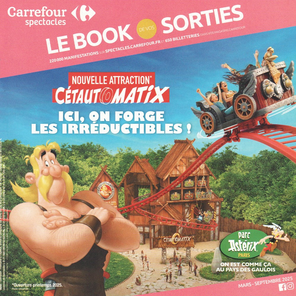 documents anciens publicites carrefour 2025 le book sorties mars septembre 2025