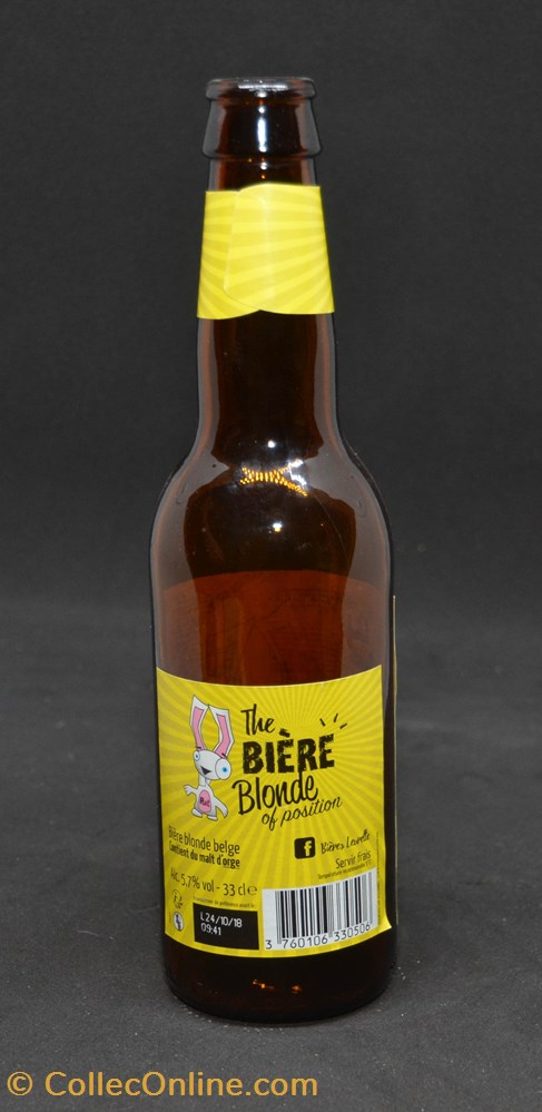 Levrette - Blonde - FR - 5,7% - 33cl art la table argenterie bistrot alimentation bouteille levrette blonde fr 5 7 33cl