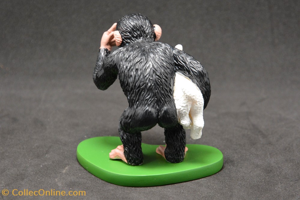 Scéne Milou et le gorille 2 figurine scene milou et le gorille
