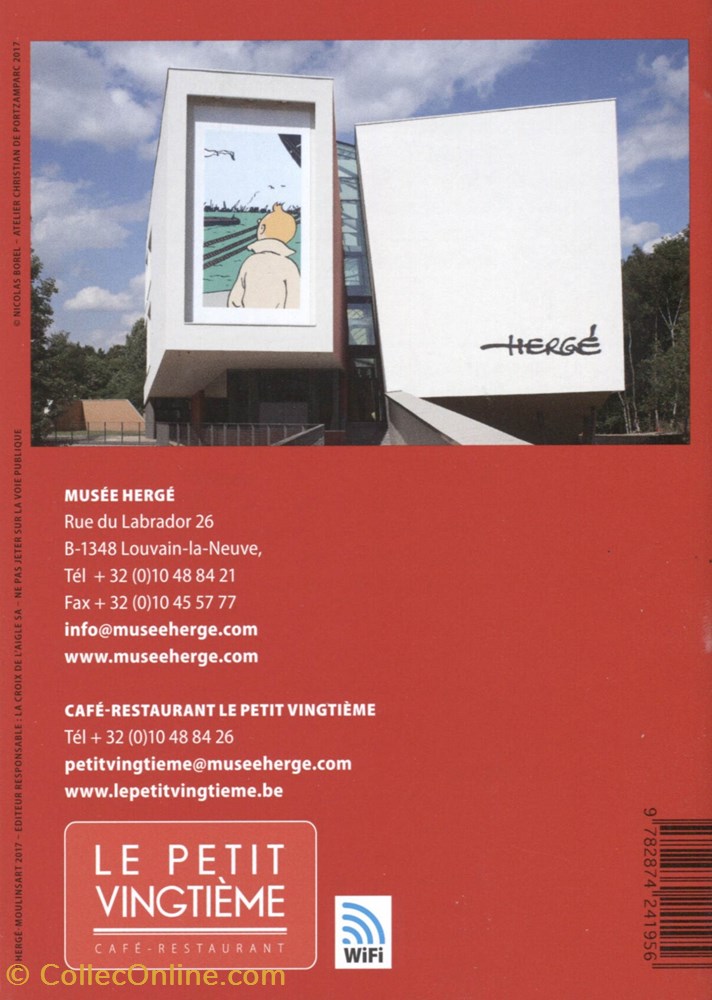 vieux papier ticket entree musee herge guide fr