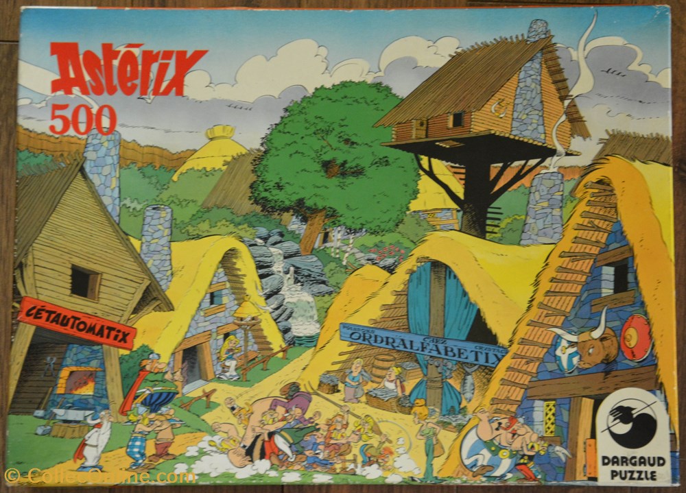 jeux de societe jouets casse tete puzzle dargaud 500 pieces le village