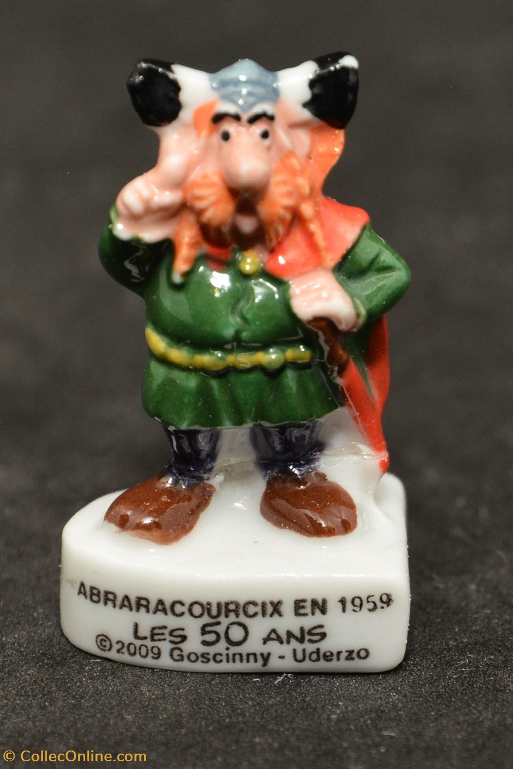 2009 - Série "Les 50 ans d'Astérix" - Abraracourcix en 1959 divers feves 2009 serie les 50 ans asterix abraracourcix en 1959