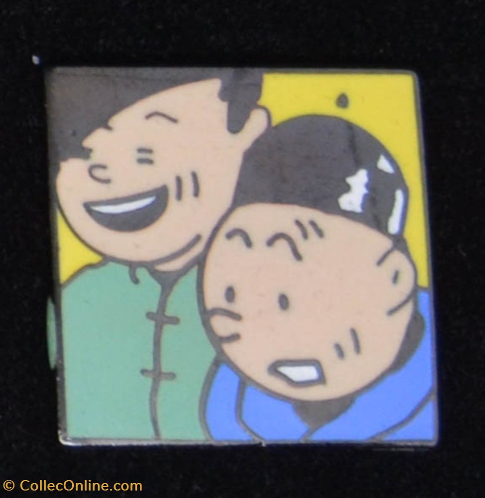 Corner - 254 - Tintin et Tchang diver pin corner 254 tintin et tchang