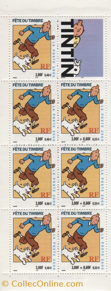 France - Carnet - 2000 - 7*0,46€ - Fête du timbre france carnet 2000 7 0 46 fete du timbre