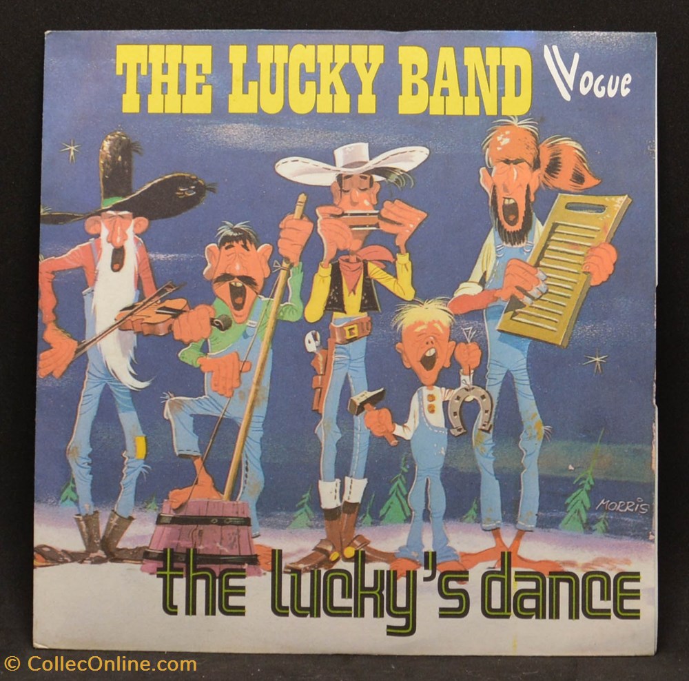 musique instruments disques vinyles vinyl 45 tours 1975 the lucky band the lucky s dance