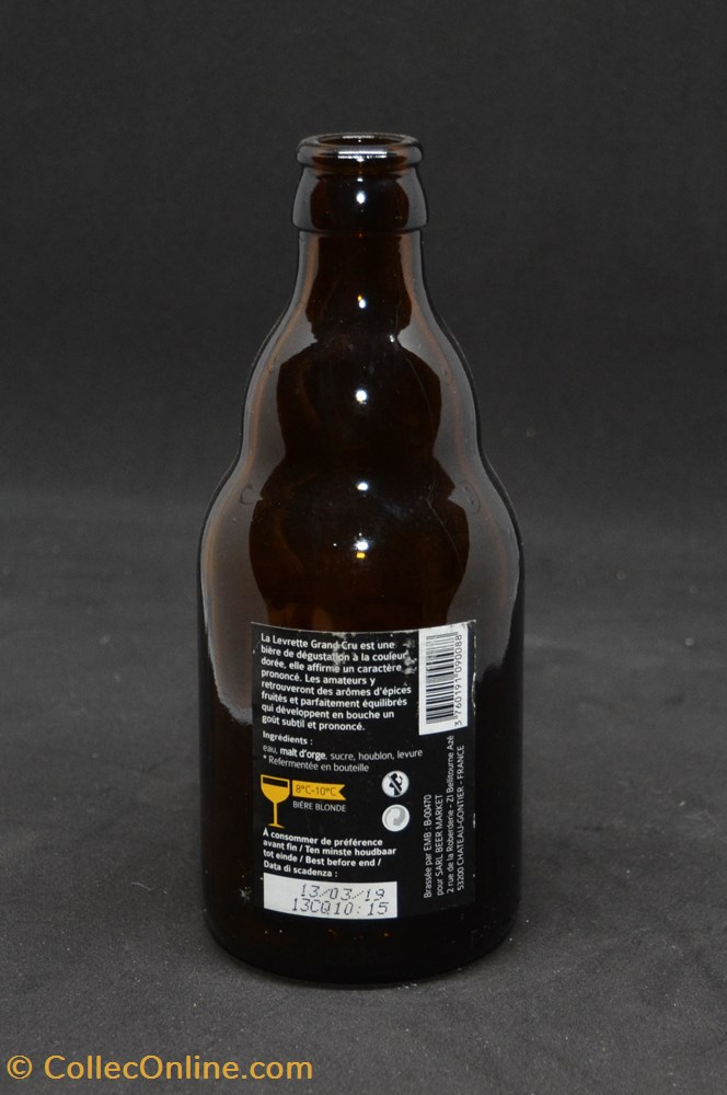 Levrette Grand cru - Blonde - FR - 8,9% - 33cl art la table argenterie bistrot alimentation bouteille levrette grand cru blonde fr 8 9 33cl