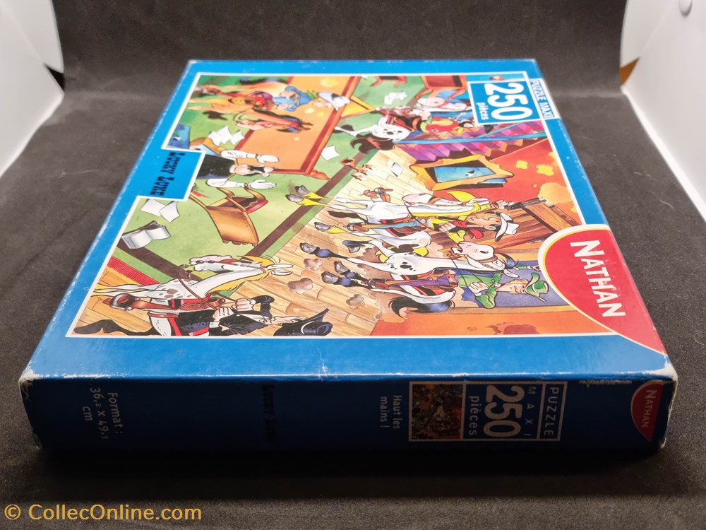 jeux de societe jouets casse tete puzzle lucky luke nathan 250 pieces 1999 hauts les mains