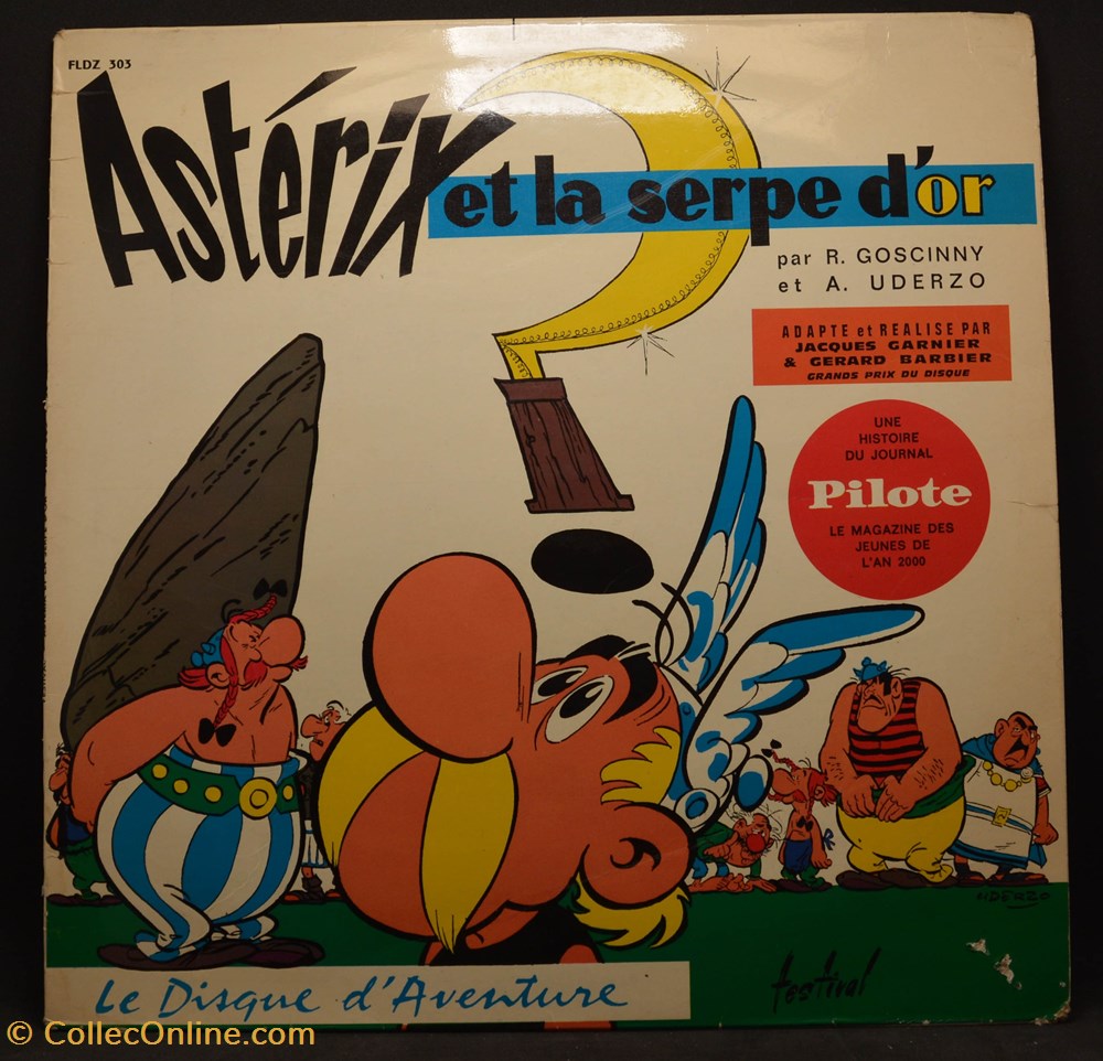 Vinyl - 33t - Astérix et la serpe d'or divers film dvd blu ray vinyl 33t asterix et la serpe or
