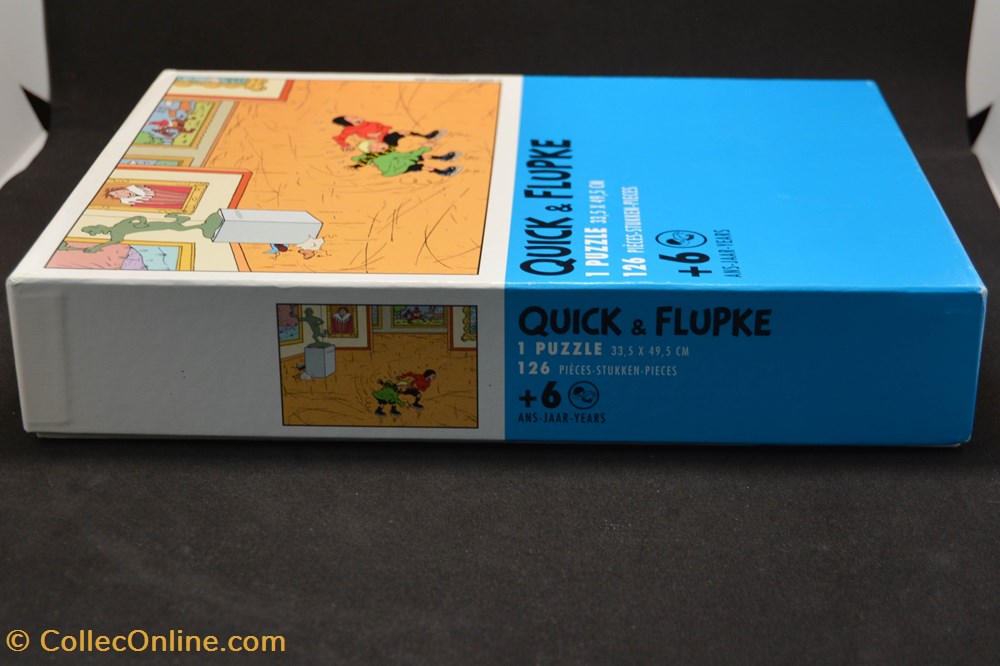 Moulinsart - 2002 - 126 piéces - Quick & Flupke 4 jeux jouet puzzle moulinsart 2002 126 pieces quick flupke