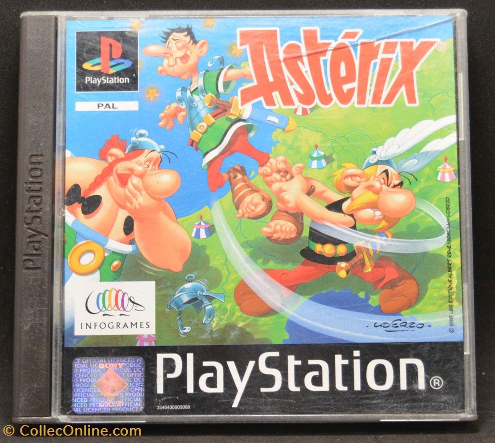 Jeux PS1 - 1998 - Astérix de societe jouets jeux ps1 1998 asterix