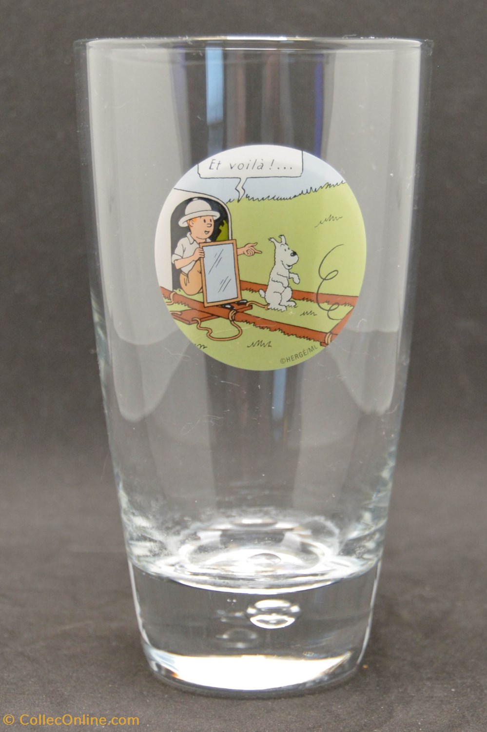 art de la table argenterie verres tintin au congo
