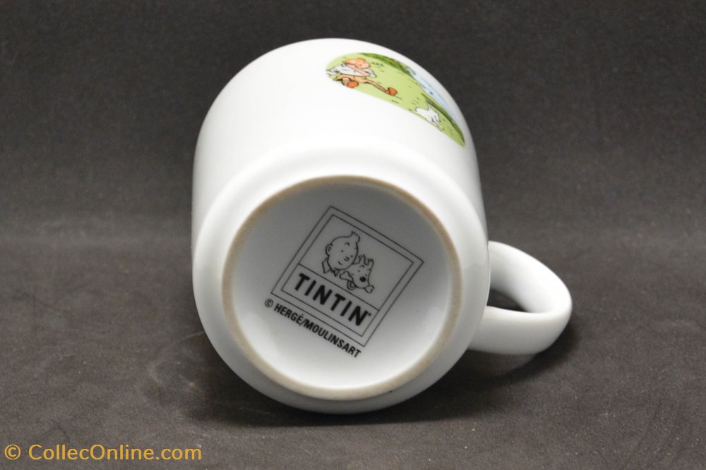 Mug - Moulinsart - 2003 - Série "Congo" 3 de la table argenterie service the cafe tasses mugs mug moulinsart 2003 serie congo