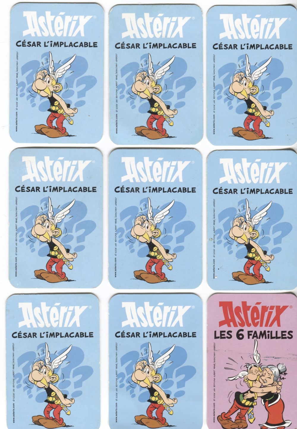 Jeux des 6 familles - 2006 documents anciens publicites jeux des 6 familles 2006