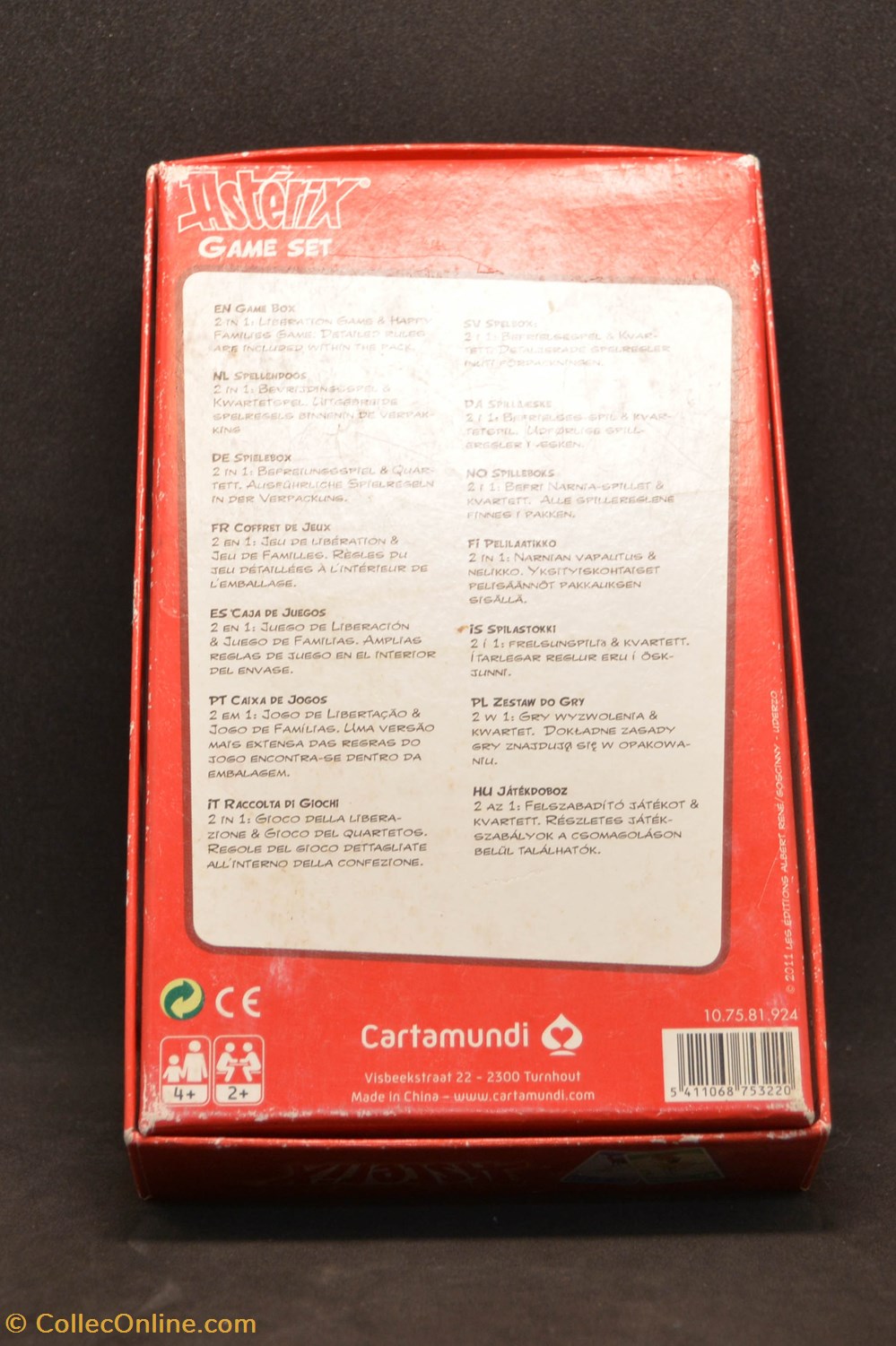 jeux jouets cartamundi 2011 asterix game set