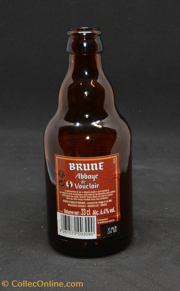 Abbaye de Vauclair - Brune - FR - 6,4% - 33cl art table argenterie bistrot alimentation bouteille abbaye de vauclair brune fr 6 4 33cl
