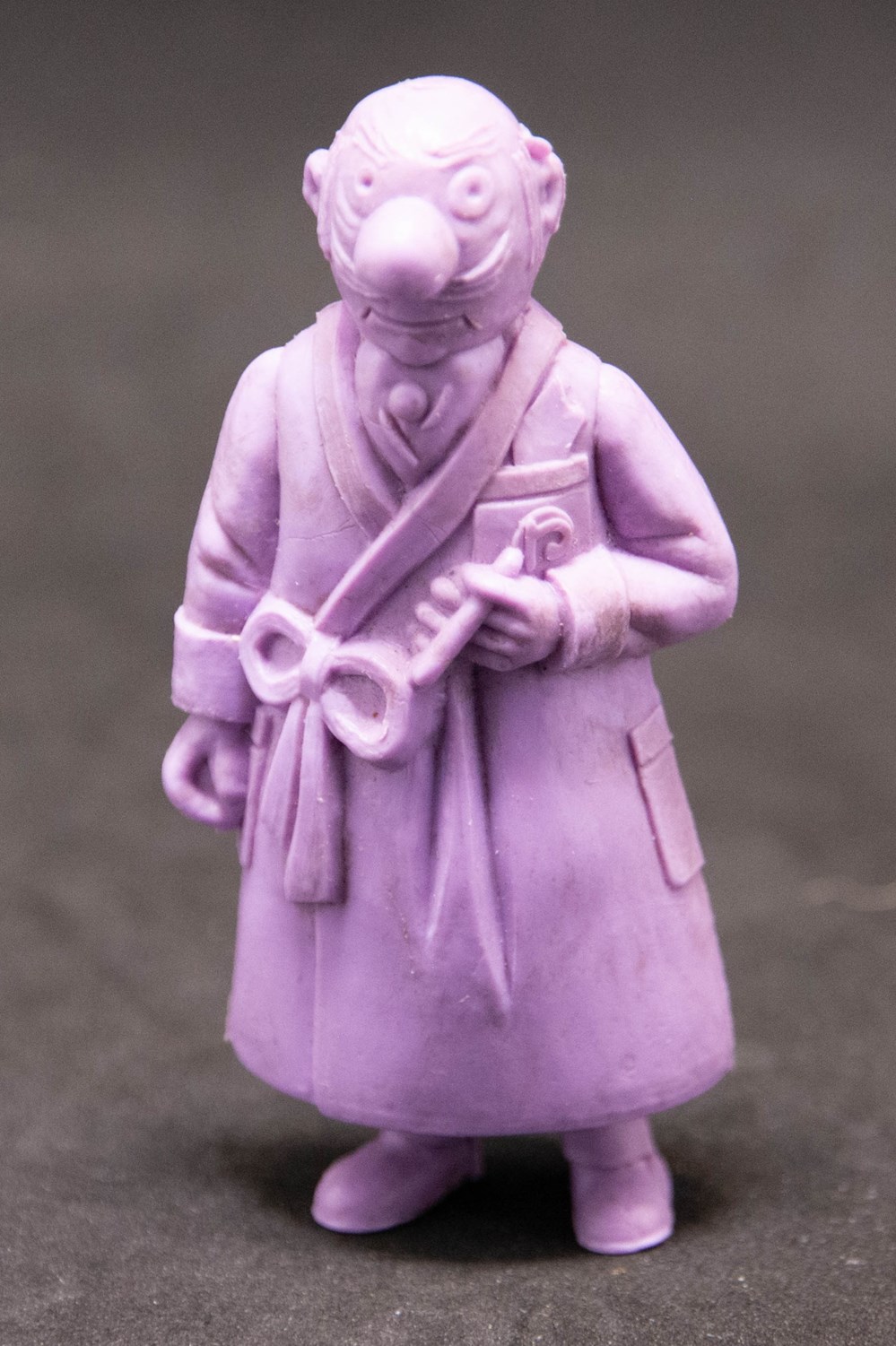 Belvision - 1973 - Rastapopoulos monochrome - violet figurines belvision 1973 rastapopoulos monochrome violet