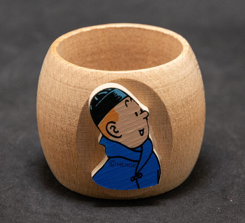 Rond de serviette - 1993 - Tintin divers decorations magnets autocollants rond de serviette 1993 tintin
