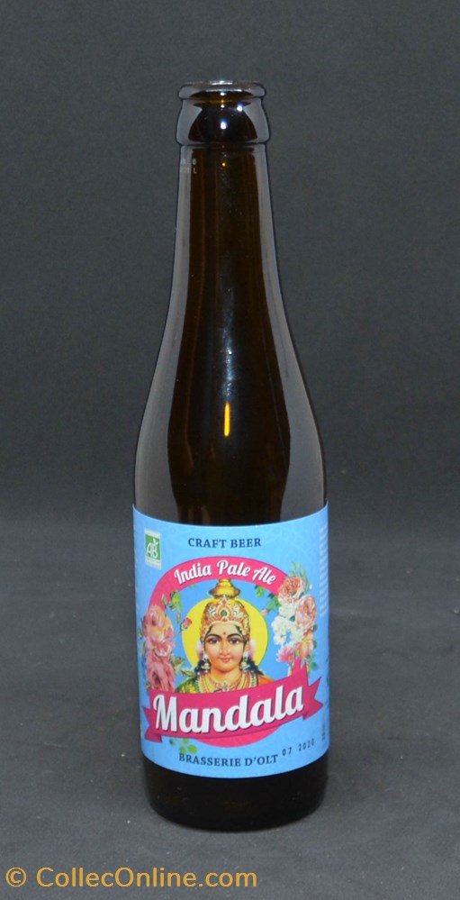 Mandala - IPA - FR - 6,2% - 33cl art de table argenterie bistrot alimentation bouteilles mandala ipa fr 6 2 33cl
