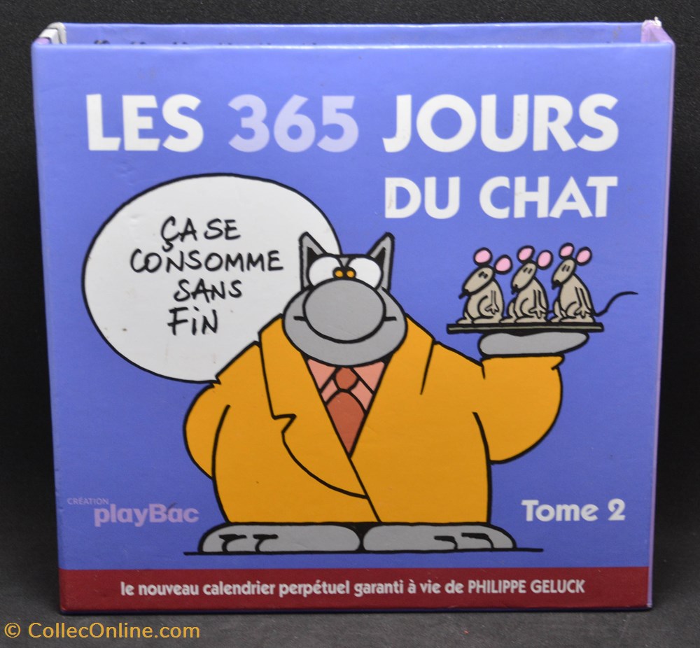 divers calendrier perpetuel les 365 jours du chat tome 2