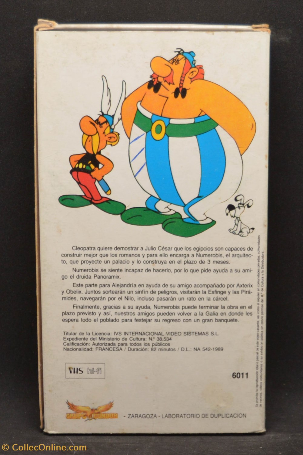 divers film dvd blu ray vhs grupo condor espagne asterix y cleopatra