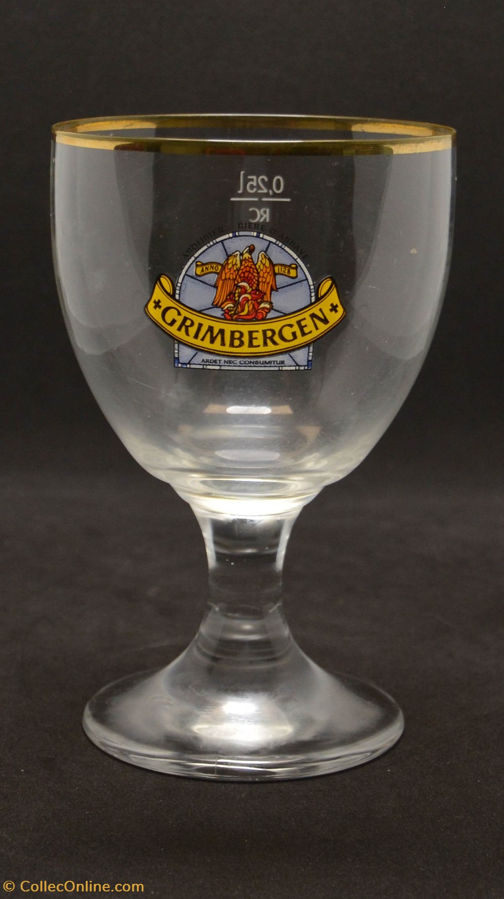 Grimbergen - 03 art de la table argenterie bistrot alimentation verres grimbergen 03