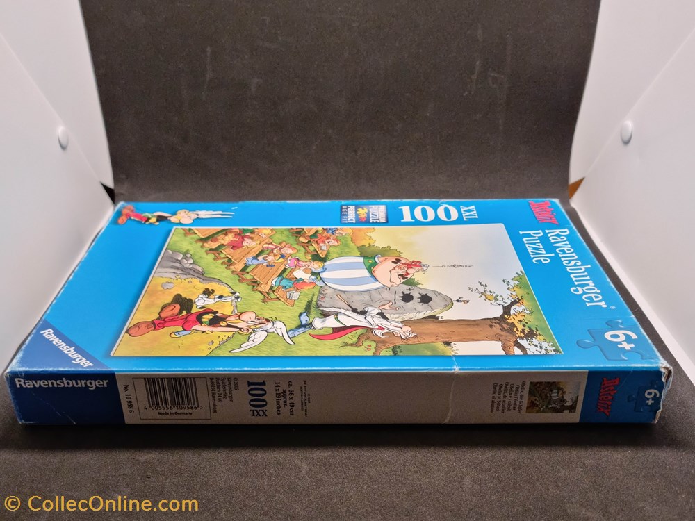 jeux jouets puzzle ravensburger 2005 100 pieces obelix ecolier