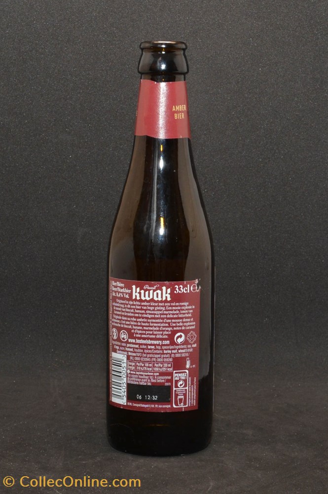 Kwak - Ambrée - BE - 8,4% - 33cl art de la table argenterie bistrot alimentation bouteille kwak ambree be 8 4 33cl