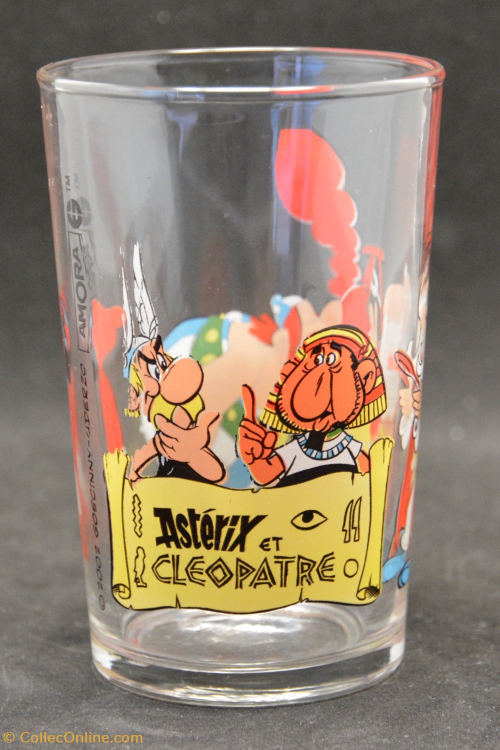2001 - Amora - Astérix et Cléôpatre art de la table argenterie verres 2001 amora asterix et cleopatre