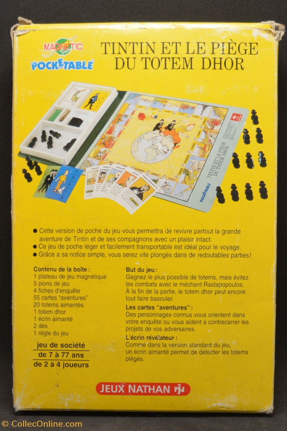 jeux de societe jouets tintin et le piege du totem dhor version pocketable