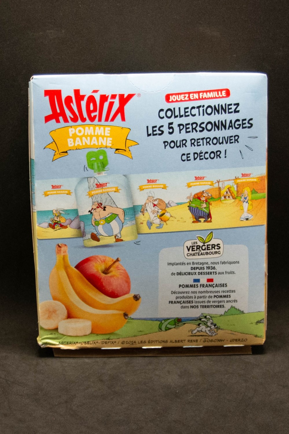 art de la table argenterie bistrot alimentation compote 2024 pomme banane boite x4