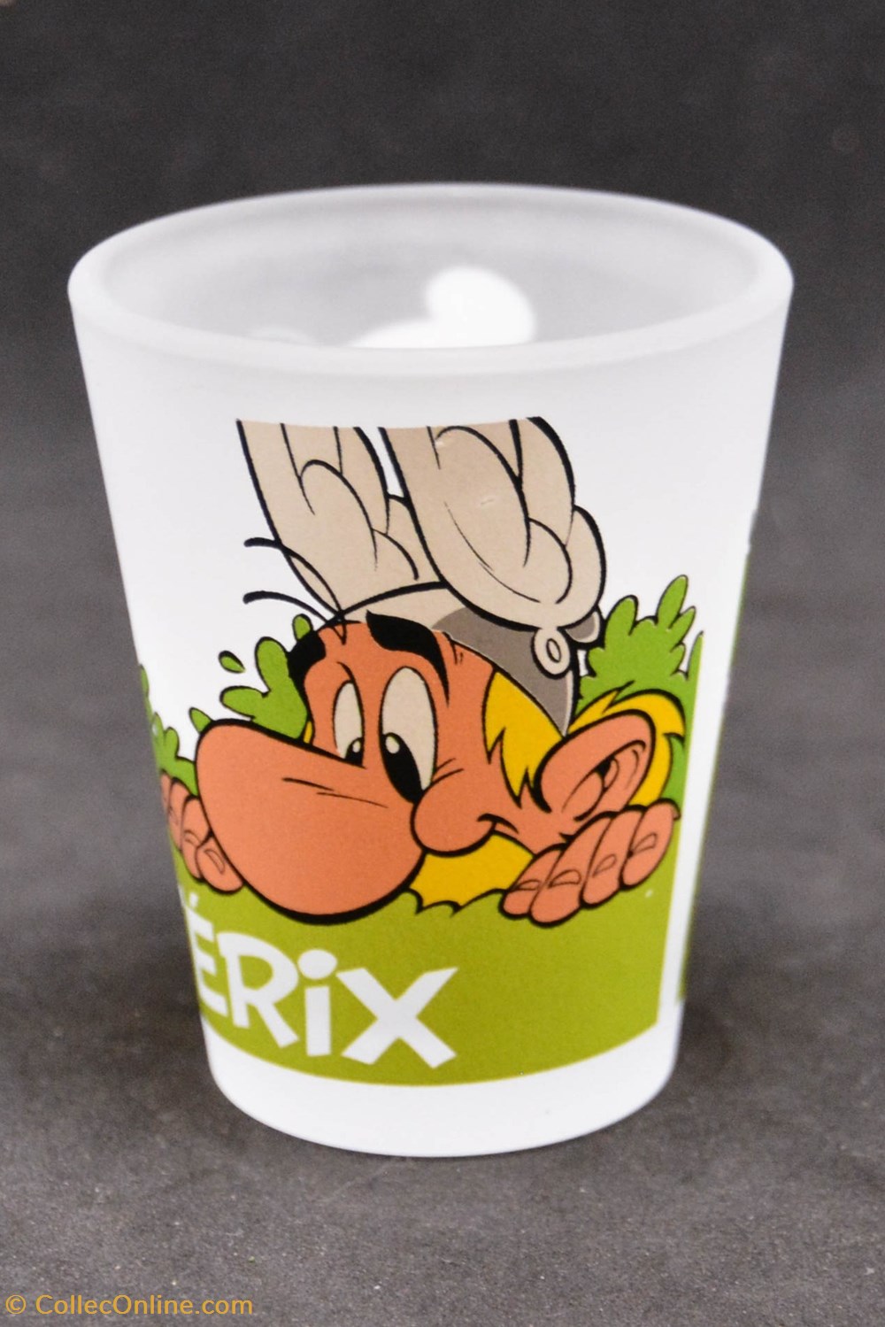 art de la table argenterie verres parc asterix 2007 verre a shoot