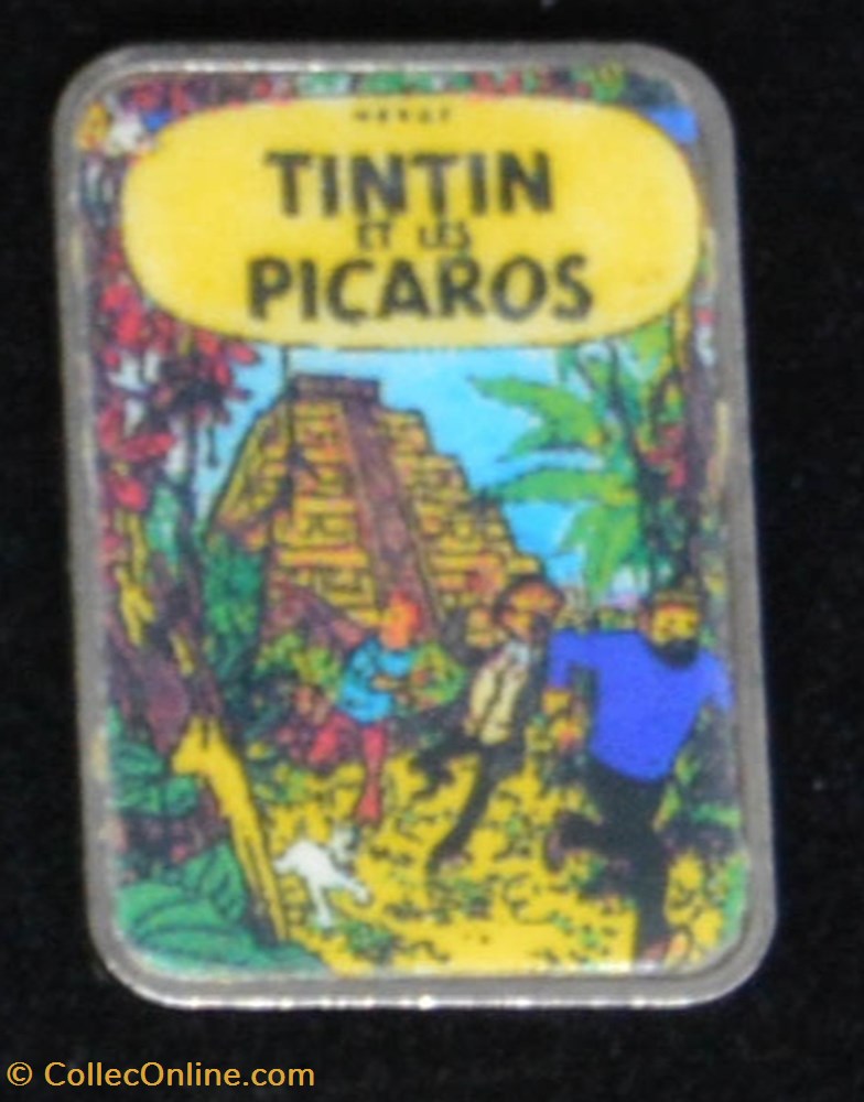 Couverture - Tintin et les Picaros diver pin couverture tintin et les picaros