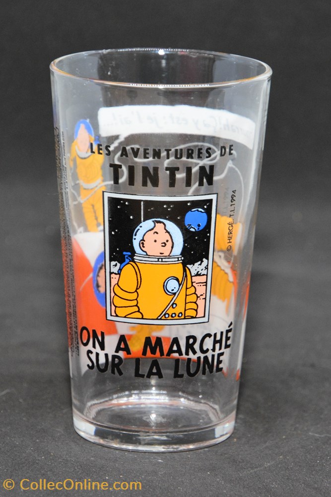 1994 - Amora - Série 3 - On a marché sur la Lune - Grand art de table argenterie verres 1994 amora serie 3 on a marche sur la lune grand