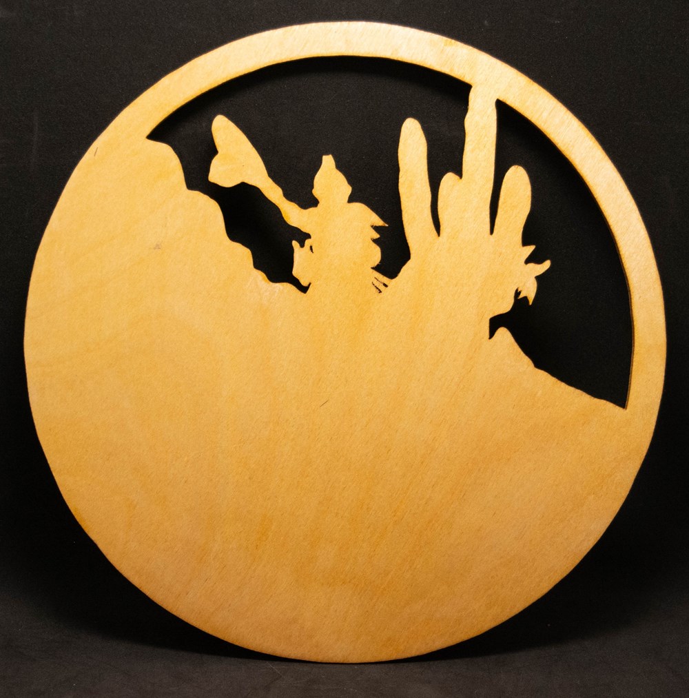 Artiste amateur - Applique en bois - Tintin en Amérique divers artiste amateur applique en bois tintin en amerique
