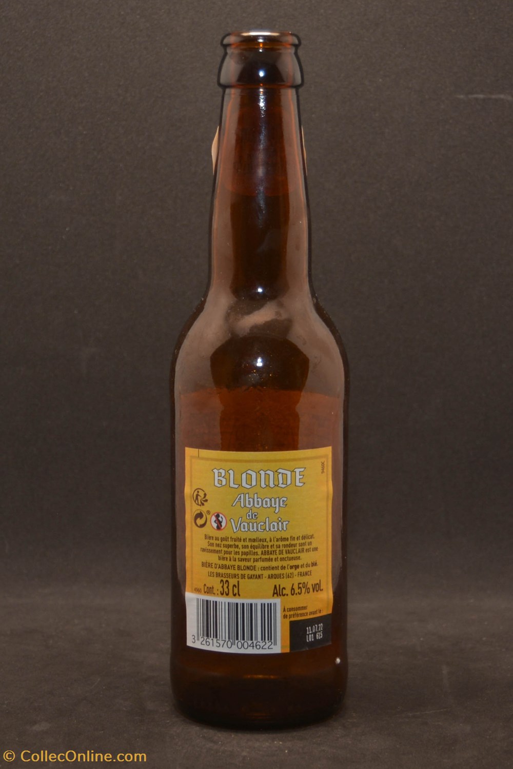 Abbaye de Vauclair - Blonde - FR - 6,5% - 33cl art table argenterie bistrot alimentation bouteilles abbaye de vauclair blonde fr 6 5 33cl