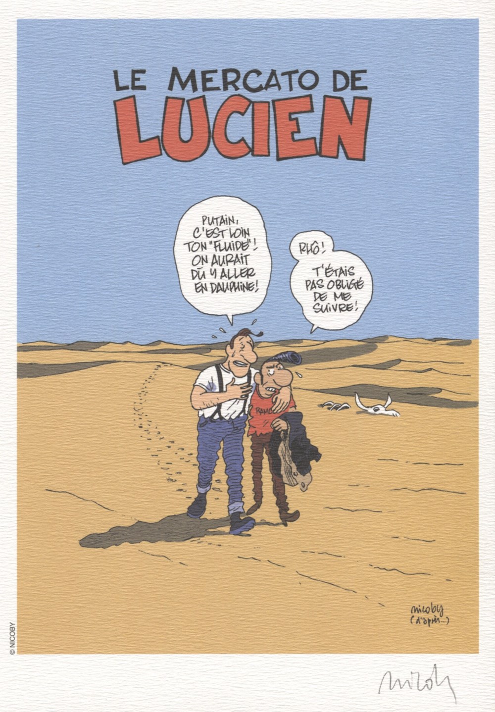 Ex-libris - Nicoby - Le mercato de Lucien cartes postales ex libris nicoby le mercato de lucien
