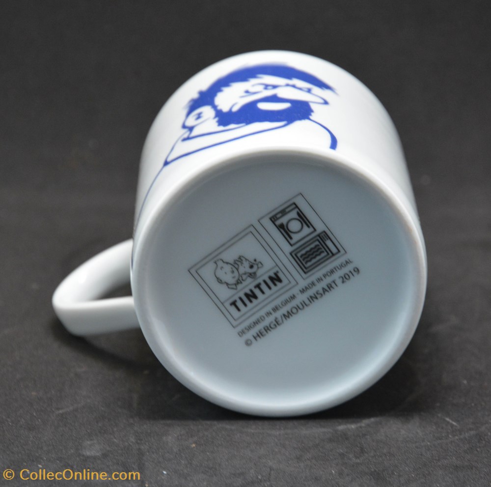 Mug - Moulinsart - 2019 - Série "Portrait" - Capitaine Haddock 5 de la table argenterie service the cafe tass mug moulinsart 2019 serie portrait capitaine haddock