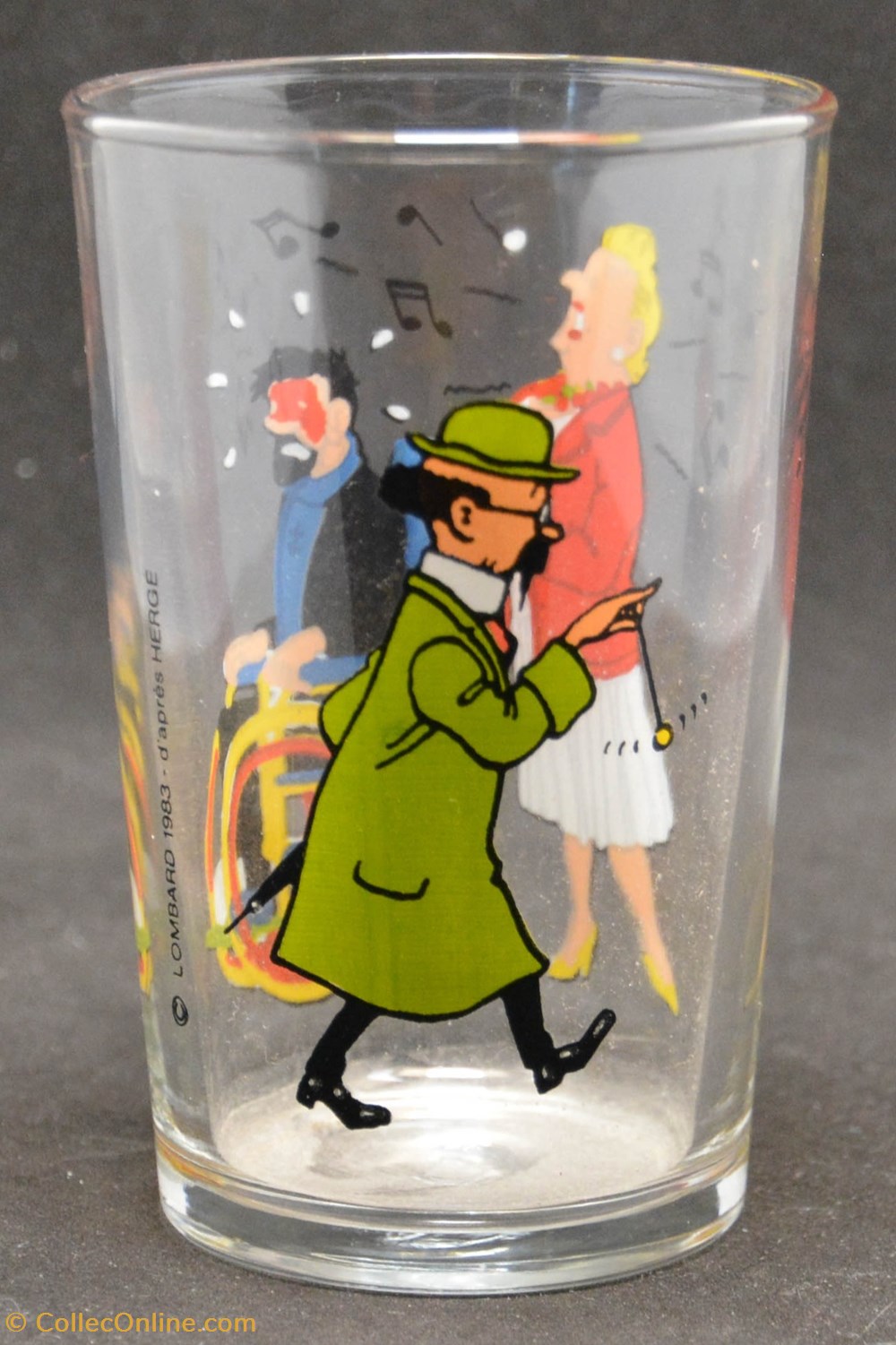 art de table argenterie verres le lombard 1983 03 tournesol haddock et la castafiore