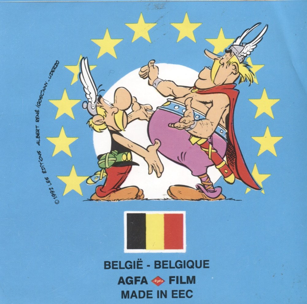 divers agfa 1992 sticker belgique
