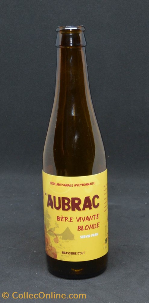 Aubrac - Blonde - FR - 5,8% - 33cl art la table argenterie bistrot alimentation bouteille aubrac blonde fr 5 8 33cl