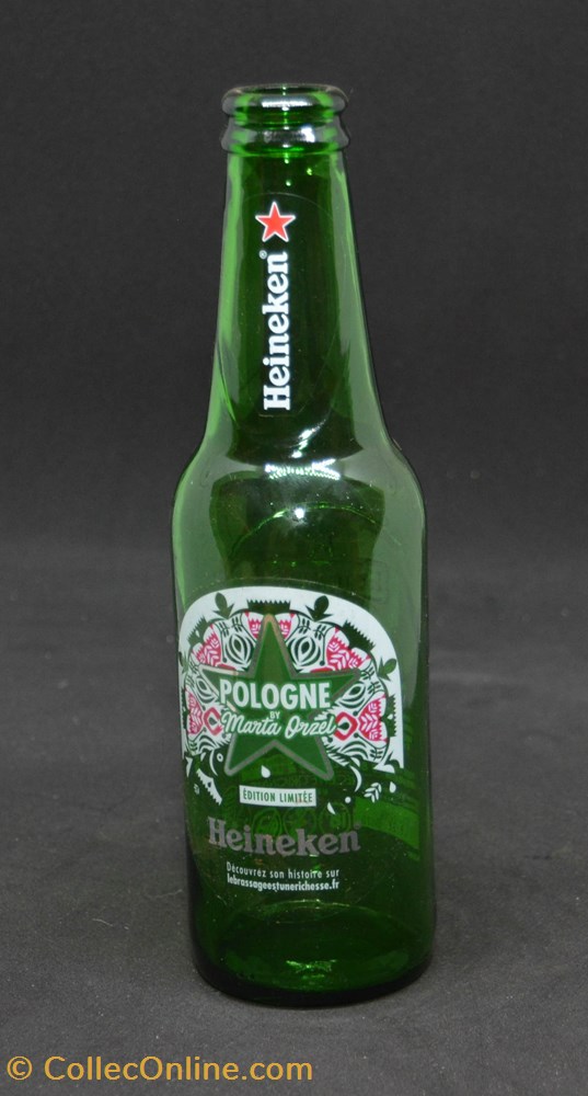 Heineken - Pologne - Blonde - FR - 5% - 25cl art la table argenterie bistrot alimentation bouteille heineken pologne blonde fr 5 25cl