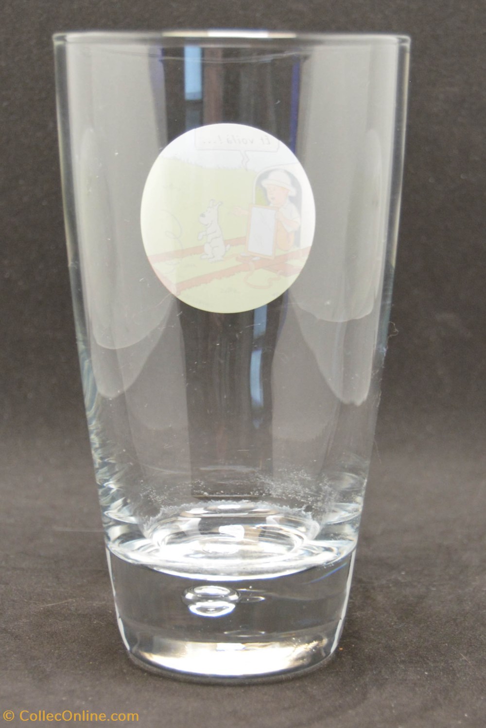 art de la table argenterie verres tintin au congo