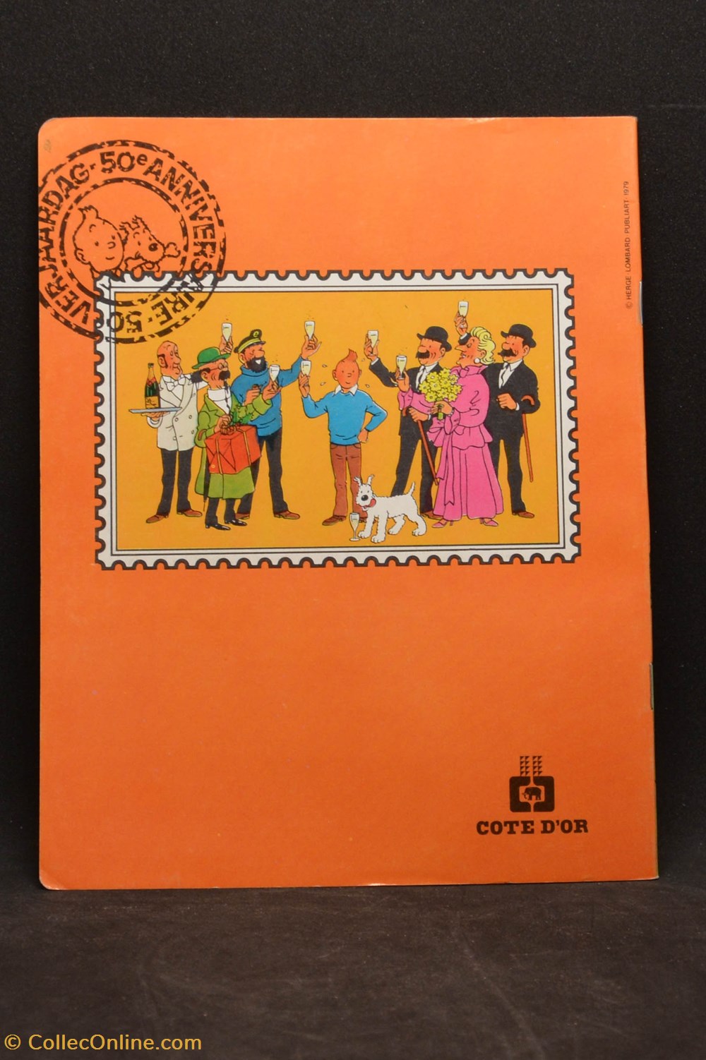 Cahier - Côte-d'or - 1979 - Tintin, Milou et un indien documents anciens autres cahier cote d or 1979 tintin milou et un indien
