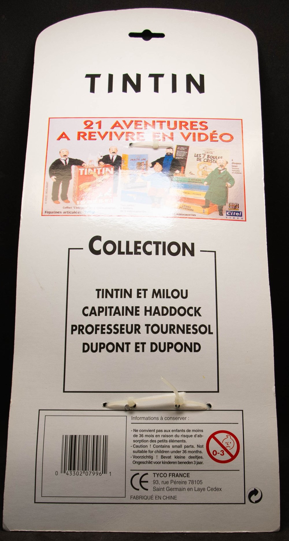 Tyco - Tintin et Milou jeux de societe jouets poupees tyco tintin et milou