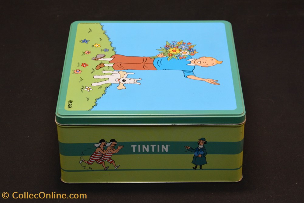 Delacre - 2005 - Campagne - Tintin couché 4 divers delacre 2005 campagne tintin couche